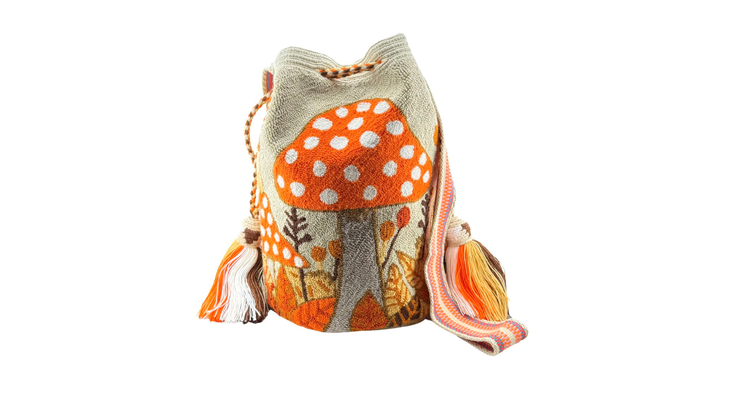 “Mushroom Magic” Bucket Bag